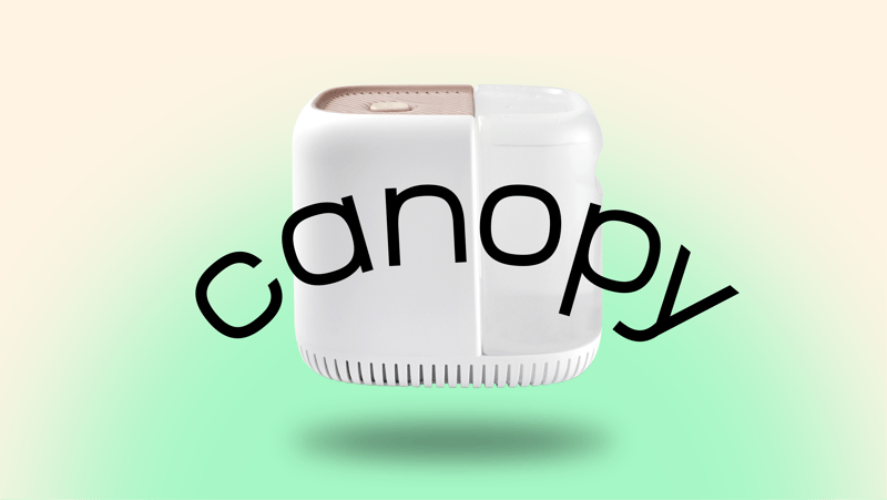 canopy - product with logo on top