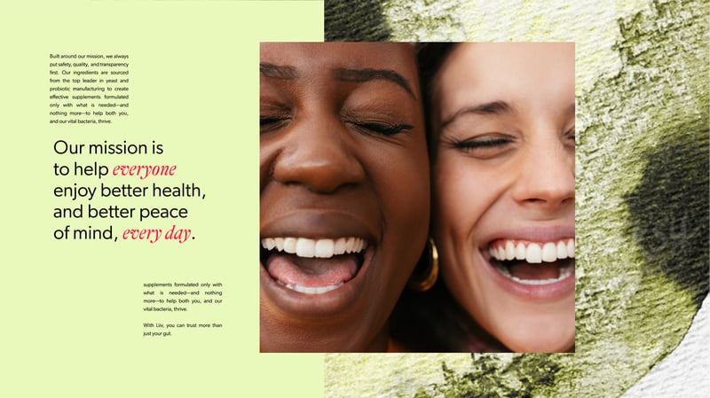 Photo of two woman smiling next to each other with text that reads: 